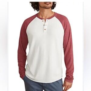Marine Layer Men's Baseball Henley Jersey